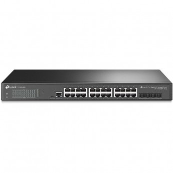Коммутатор TP-LINK TL-SG3428X 24-портовый с 4 SFP+ слотами 10GE Коммутатор TP-LINK TL-SG3428X 24-портовый с 4 SFP+ слотами 10GE